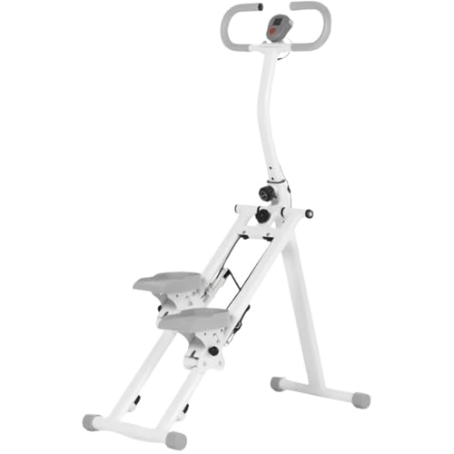 LumingLight大型ペダルを備えた静音ステッパー。ハンドルの高さ調節機能を備えた フィットネスマシンです。滑り止め加工と耐汗加工が施されています。リカンベントバイク、ローイングマシン、スクワットマシン、ウォーキングマシンとして、ご自宅での使用に最適で