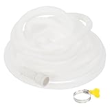 PATIKIL 10 Meters Air Conditioner Drain Kit, Universal AC Drain Hose Connector Hose with Clamp Cuttable Rubber Adapter for Mini-Split Window AC Unit Dehumidifier Faucet