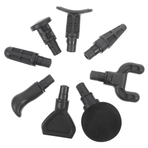 PATKAW 1 Juego Cabeza De Masaje De De Película Bolas De Percusión Cabeza De Masajeador De Fitness Accesorio Equipo De Relajación Muscular Abs Black