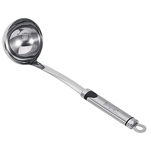 Bergner Gizmo Cuchara Sopera En Acero Inoxidable, 33 Cm, Ss 18/0, 8.4 Cm