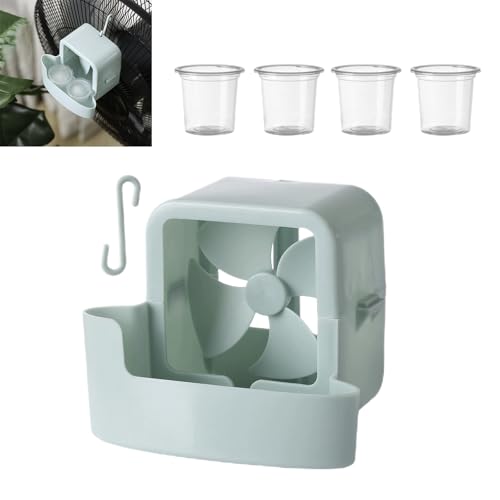 Raffreddatore A Pavimento Ventilatore Con Cubettos Di Ghiaccio, Porta Di Ghiaccio Sospesa Per Ventilatore, Ventole Raffreddamento Adattatore nebbias, Raffreddatore D'aria Senza Perforazione(A)