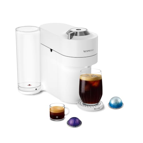 Nespresso Vertuo Pop+ Deluxe Coffee & Espresso Maker by Breville, White