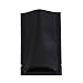 100 Premium Colored Mylar Foil Heat Sealable Bags 9x13cm (3.5x5.1") … (Black)