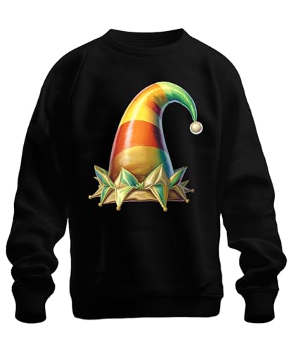 Printera Joker - Sudadera unisex para carnaval, Negro , L