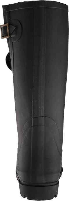 Ad Tec 14" Expandable Calf Rubber Rain Boots for Men - Durable, Waterproof, and Non-Slip Outsole Men's Boot for Hunting, Fishing, Hiking, Farm or Outdoor Work - Black3