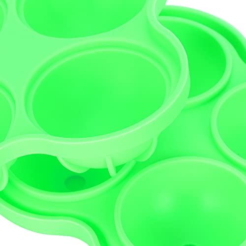 Molde silicona reutilizable para cubitos de hielo 6 celdas miniatura 7