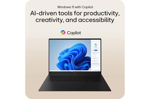 Image of LG gram Pro 17 AI Laptop, 17 inch WQXGA (2560x1600) IPS Display, Intel 16-Core Ultra 9 285H up to 5.4 GHz, 32 GB LPDDR5X RAM, 1 TB SSD, GeForce RTX 5050, Backlit Keyboard, Wi-Fi 7, BT 5.4, Windows 11 Pro