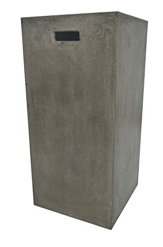 Meubletmoi Sellette Petit Format en Cube en béton - Style Contemporain - Design Moderne et Industriel