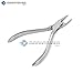OdontoMed2011 Ortho Plier Peeso Collar Pliers Dental Instruments Stainless Steel Orthodontic Pliers Flat Tip Straight Mirror Polish Finish