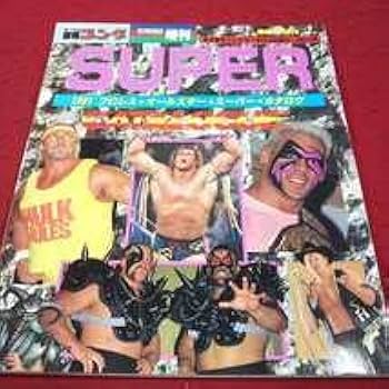 Amazon.co.jp: b-646※4 91年プロレス オールスターSUPERカタログ