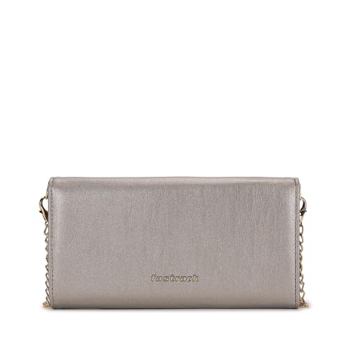 Image of Fastrack Women's Linklet Clutch | Detachable Chain, Card & Cash Slots, Magnetic Flap | Modern Evening Bag | 6 Months Warranty