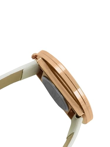 Image of Joker & Witch Faux Leather Minimal Transparent Dial Pu Analogue Watch For Women