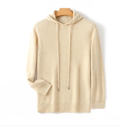 Men's Pullover Sweater Long Sleeve Slim Fit Solid Color Knit Hooded Pullover Sweaters2