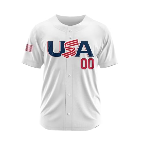 Custom World Baseball Classic Jersey Personalized Baseball Jerseys Printed/Stitched Sport Shirt for Men Women Youth Kids miniatura 3