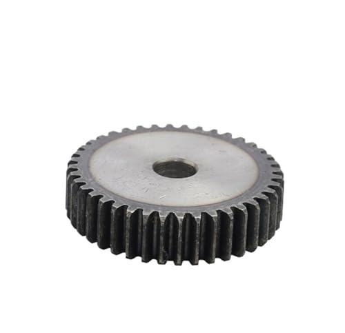 Bevel Gear Pinion Hardware Mechanical 1pcs 1.5M Spur Gear 24/25/26/27 Teeth 8mm Process Hole Gear Wheel Low Carbon Steel Flat Gear Total Height 15mm(24 Teeth)