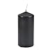 HOMEA 6BPC001CD Bougie Parfumée Cylindrique Paraffine Noir 6,5 x 6,5 x 14 cm