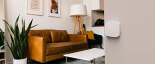 Tesla Smart Sensor Temperature and Humidity | Intelligenter Sensor für Temperatur und Luftfeuchtigkeit | Feuchtigkeitsmessgerät Feuchtigkeitsmesser Detector | ZigBee-Technologie und App-Steuerung