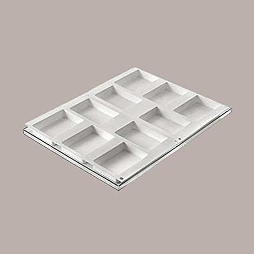 Stampi per Gelato Biscotto: La Classifica dei Più Venduti nel 2025 1 Lucgel Stampo Silicone per Biscotto Gelato Rettangolare Grande Doppio - 10 pose -