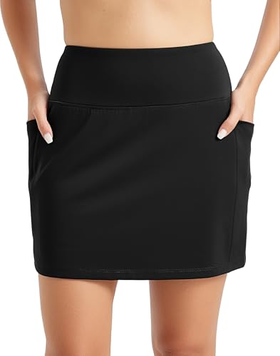 ZAHOJOY Women's Golf Skirts Skort with 4 Pockets High Waisted Tennis Skorts with Shorts Athletic...