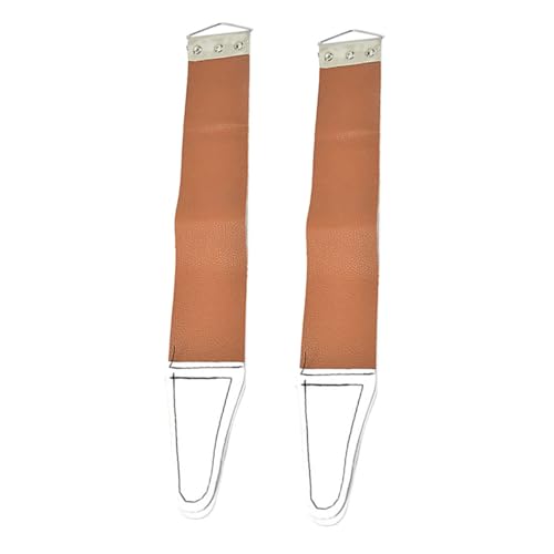Healeved Dual-sided Razor Sharpening Straps Household Shaver Strop Tool Practical Barber Shop Strop for Clipper Blade Random
