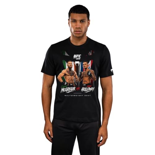 Venum UFC 329 Main Event T-Shirt - Conor McGregor vs Max Holloway - XX-Large Black