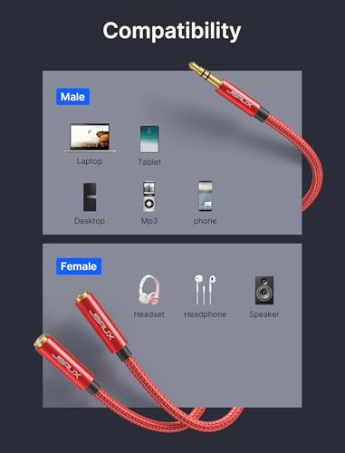 Headphone Audio Splitter