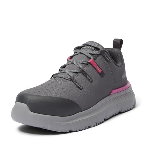 Timberland PRO Women's Intercept Steel Safety Toe Industrial Athletic Work Shoe, Medium Grey Ripstop, 7 M US