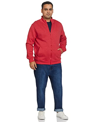 Image of Amazon Brand - Symbol Women's Men's Cotton Blend High Neck Fleece Sweatshirt (Available in Plus Sizes)