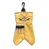 Golf-Tee-Halter, Balltasche – Clip-Schnalle zum Aufhängen | Balltasche, niedliche Cartoon-Tasche für praktische Aufbewahrung, praktische Golf-Zubehörtasche mit Hakenclip und Reißverschluss, Taillenhal