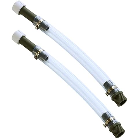 Mapleza Racing Fuel Jug Hose - Gas Can Spout Replacement for 5 Gallon with Upgraded Filter Design Vp Jugs Hose- Pack of 2 Cover