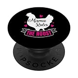 Mama Rules The Roost Mom Mother Heart Chicken Gift