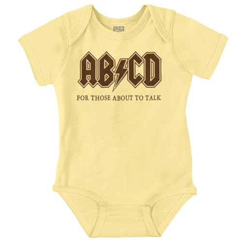 Image of Brisco Brands ABCD Lightning Bolt Lil Rocker Music Baby Romper Boys or Girls