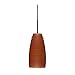 Besa 1JT-1512CH-BR Contemporary Modern One Light Pendant from Tao Collection in Bronze / Dark Finish,