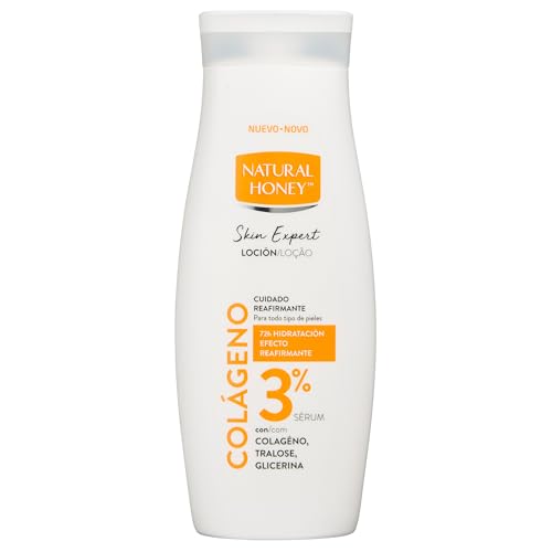 Miniatura 2 de Natural Honey, Skin Expert Loción Corporal con Colágeno, Efecto Reafirmante con 3% de Sérum Activo, 72H de Hidratación Profunda, Textura Ligera, Rápida Absorción, Apto para Todo Tipo de Pieles