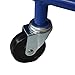 ECR4Kids ELR-0668 Mobile Rest Mat Storage Trolley with Casters, Blue