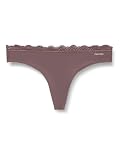 Calvin Klein Thong LV00QD5270 Tanga para Mujer, Gris (gorrión), Talla S, Gris (Gorrión), S