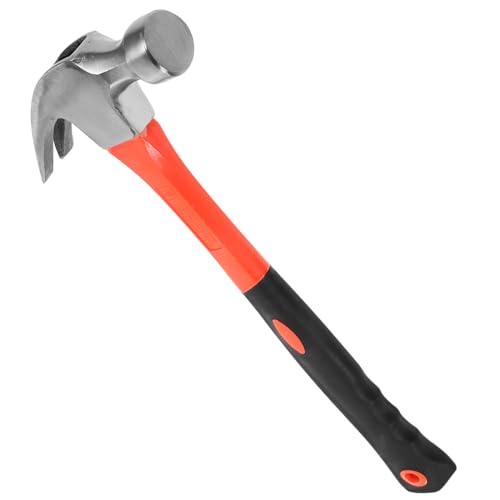 LIFKOME Multi Purpose Integrated Claw Hammer with Skid Handle Durable Nailing Tool for Home Improvement and Construction and Options