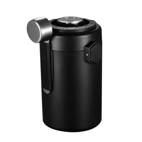 Suoumwa Hochwertige Kaffeebohnen-Kaffeebohnenspeicher mit Feuchtigkeitsmonitor und Doppelschichtbehälter