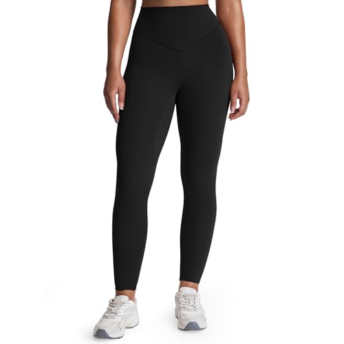 Aoxjox High Waisted Workout Breeze Leggings for Women Tummy Control Buttery Soft Yoga Pants 24