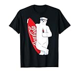 coca cola lata negra Ligero, Encaje clasico, Manga de doble puntada y bastilla baja