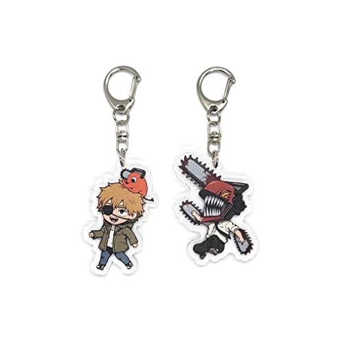 EBTY DREAMS Inc. - Set of 2 Acrylic Keychain Denji, Pochita v1