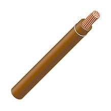 10 Gauge THHN Stranded Copper Building Wire 500, Brown