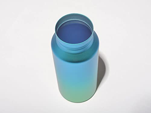 Image of Snow Peak Titanium Aurora Water Bottle, Ocean, 20 Oz