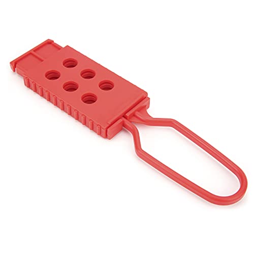 Image of 10pcs Lockout Hasp 6 Holes Insulation Tagout Hasp Multi Person Management Safety Padlock for Industrial Equipment Maintenance
