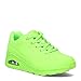 Skechers Women's Uno-Night Shades Sneaker, Lime, 9.5