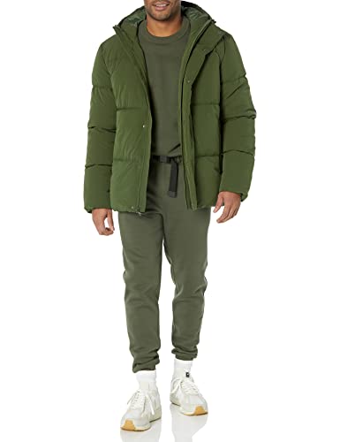 Image of Amazon Essentials Mens Mid-Length Hooded Puffer Coat (Available in Big & Tall)