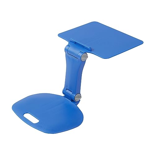 Image of ECR4Kids The Surf Folding Portable Activity Lap Desk, Adjustable, Flexible Seating, Blue