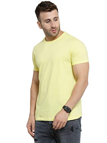 Image of Scott International Biowash T-Shirts for Men's & Boys- Round Neck, Half Sleeves, Cotton, Regular Fit, Stylish, Branded Solid Plain Tshirt for Men- Ultra Soft, Comfortable, Lightweight T-Shirt