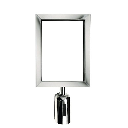 Update International RS-36BK/N Crowd Control Retractable Stanchion, Black