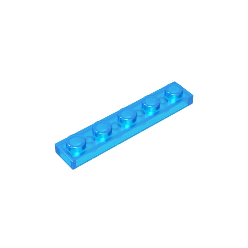 Foundation Plate 1X5 Base Plate 50PCS Compatible with Lego GDS-90026 78329 Classic Bulk Toy MOC Color:Trans-Dark Blue